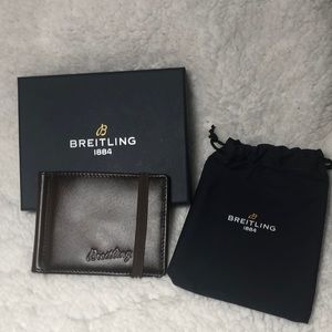 New Breitling Money Clip Folded Wallet